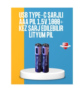 Lityum AAA Pil – Düşük Enerji Tüketen Cihazlar İçin Maksimum Dayanıklılık