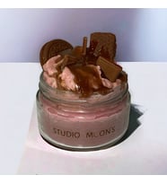 Studio Moon's Çikolata Kokulu,Çikolatalı Milkshake Mum %100 Doğal Soya Wax Mumu