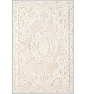 Eliana Home Baskılı, Yıkanabilir Kaymaz Taban Salon Halısı LNA1678 100x150 cm (Bej)