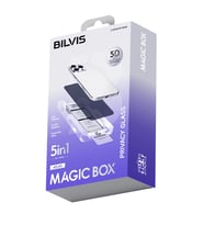 İphone 14 Bilvis 5In1 5D Magic Hayalet Cam Ekran Koruyucu - Siyah