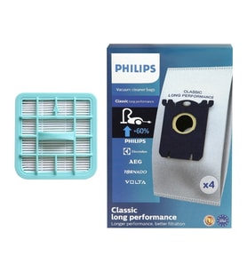 Philips Elektrikli Süpürgeler ile Uyumlu Hijyen Paketi  1x 422245948841 - 4x FC8021/03 (Orijinal Kutulu)