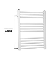 Toprak Havlupan 50/70cm 10 Borulu Yandan Girişli Havlupan Banyo Peteği AKS 45 (Beyaz)