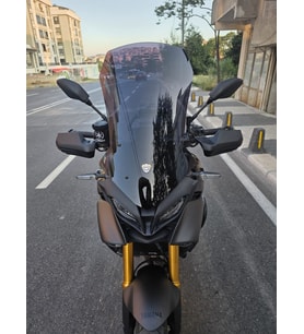 MOTOCAM Yamaha Tracer 9 GT Ön Cam 2021-2024 Model 61cm Siyah Renkli 4mm