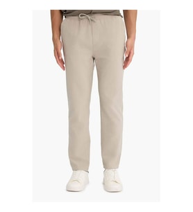 Defacto Jogger Fit Beli Bağcıklı Lastikli Cepli Haki Erkek Pantolon F3269AX/KH475