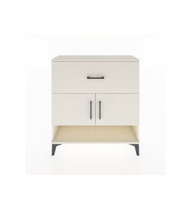 Arges Şifonyer 2 Raflı Tek Çekmeceli 2 Kapaklı 88x30x96 Aytaşı-Aytaşı
