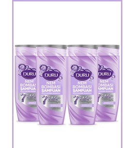 Duru Yıpranmış Saçlar İçin Yoğun Onarıcı ve Nemlendirici Şampuan 4x400 Ml