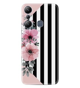Infınix Hot 20i Kılıf Resimli Desenli Baskılı Silikon Flowers 4 1390