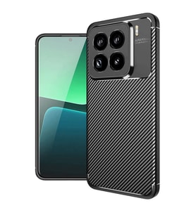 Xiaomi Mi 15 Pro Kılıf Auto Focus Karbon Kapak - Siyah