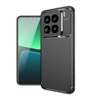 Xiaomi Mi 15 Pro Kılıf Auto Focus Karbon Kapak - Siyah