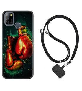INFINIX Smart 4 5 6 Zero 8 S5 Pro Kılıf Boyun Askılı Silikon Boks Eldiveni 1763