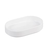 Mien Porselen Oval Beyaz Servis Tabağı 17x13 cm