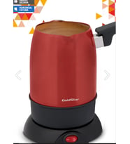 GoldStar ST-7300VK Vişne Kırmızı Çift Ağızlı Çelik Elektrikli Cezve