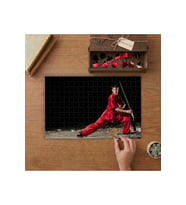 Aikido Sporu- Dövüş Sanatı Tasarımı 240 parça Ahşap Puzzle Ahşap Kutuda MP00045