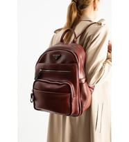 Vegan Deri Kadın Sırt Çantası 35*25 Cm Yağmur İtici Kumaş Mega Bag Günlük Kullanıma Uygun