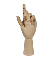 SÜDOR BS-05  AHŞAP MANKEN ÇOCUK SOL EL  18 CM