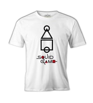 Squid Game - Şekil Beyaz Erkek Tshirt