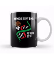 Mexico In My DNA Soccer & Futbol MexicanMexico In My DNA Soccer & Futbo Kupa Bardak Porselen