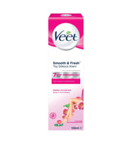 Veet Smooth & Fresh Lotus Çiçeği Özlü Normal Ciltler için Tüy Dökücü Krem 100 ML x 2