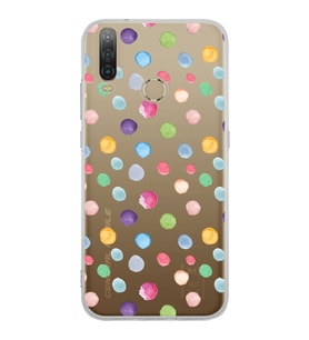 PrintiFy General Mobile GM 10 ile Uyumlu 1mm Slim Fit Water Color 6 Baskılı Şeffaf  Kılıf