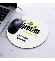 Kişiye Özel Öğretim Görevlileri İçin Yuvarlak Mousepad