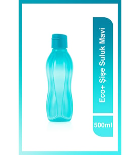 Şişe ve Matara 500ml, Kolay Açılır Kapak, Mavi, Eco Dostu