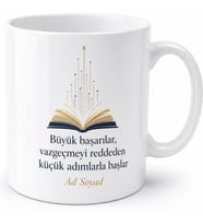 İlham Veren Liderler Biyografi Temalı Porselen Kupa Bardak Başarı Hikayesi Hediye