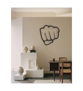Yumruk Güç Tablo Ahşap Mdf Lazer Kesim