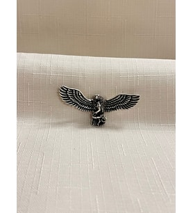 YILAN AVLAMIŞ KARTAL 925 AYAR GÜMÜŞ KOLYE