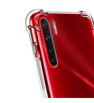 Oppo Reno 3 Uyumlu Kılıf Zore Nitro Anti Shock Silikon (Renksiz)