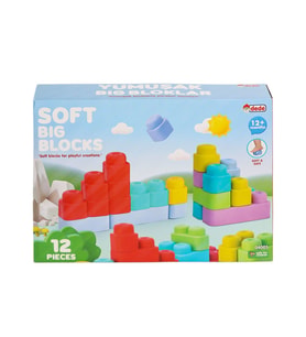 04005 Yumuşak Big Bloklar 12 Parça -Dede