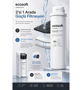 Cross Solo Tanksız Direct Flow 2’si 1 Arada Su Arıtma Cihazı