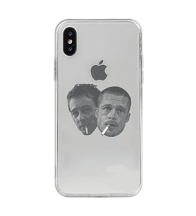 Iphone Xsmax Uyumlu Fight Club Desenli Şeffaf Telefon Kılıfı