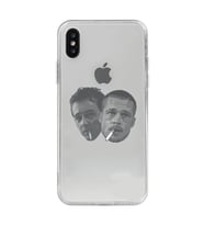 Iphone Xsmax Uyumlu Fight Club Desenli Şeffaf Telefon Kılıfı