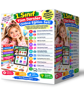 1. Sınıf Tüm Dersler Online Eğitim Seti – Maarif Modeline Uygun