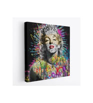 Marilyn Monroe Sokak Sanatı Kanvas Tablo Street Art Graffiti-5893