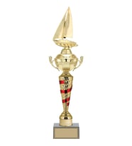 ODAK KUPA - Figürlü Kupalar - Yelken Figürlü Kupalar FG-078 C - 52 cm