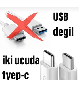 Type C to Type C Şarj Kablosu 30W 2 Metre Uzun Pd Çift Taraflı Usb C Hızlı Şarj ve Data Kablosu Beyaz