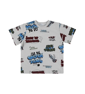 Civil Boys New York Baskılı 6-9 Yaş Tişört - Koyu Taş Rengi