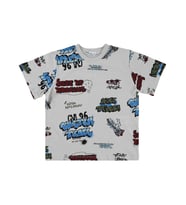 Civil Boys New York Baskılı 6-9 Yaş Tişört - Koyu Taş Rengi