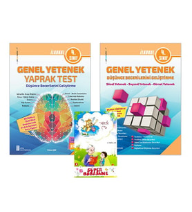 Ata 4.Sınıf Genel Yetenek Yaprak Test+Genel Yetenek Düşünce Becerilerini Geliştirme (Beyaz)