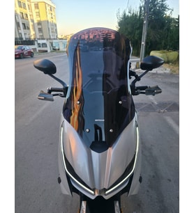 MOTOCAM Zontes ZT 125 Ön Cam 2025-2026 Model 62cm Siyah Renkli 4mm