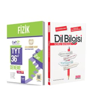 Çap Yayınları TYT Fizik 36 x 7 Up Deneme ve AKM Dil Bilgisi Soru Bankası Seti 2 Kitap