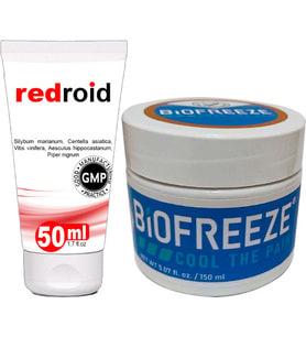 Redroid Hemeroid Baağsur Için 50 ml + Biofreeze Paincream 150 ml Sırt Bel Diz Dirsek Iskelet Kas Agr