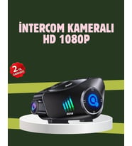 Q28 Full HD Kameralı Motosiklet Kask Kulaklığı – 45 Saat Müzik, IPX6 Su Geçirmez