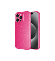 Apple iPhone 15 Pro Max Uyumlu Kılıf Kamera Korumalı Simli Lüks Zore Koton Kapak (K.Pembe)
