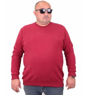 Starbattal Büyük Beden Selanik Classic Sweat 23200 BORDO