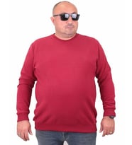 Starbattal Büyük Beden Selanik Classic Sweat 23200 BORDO