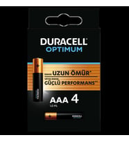 DURACELL OPTIMUM AAA İNCE PİL 4LÜ