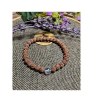 Nelleovana Rudraksha ( Rudrakşa) Tohumu, Kristal Kuvars Bileklik