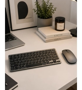 Sessiz Kullanım Sunan Bluetooth Klavye Mouse Seti Çoklu Cihaz Uyumlu
